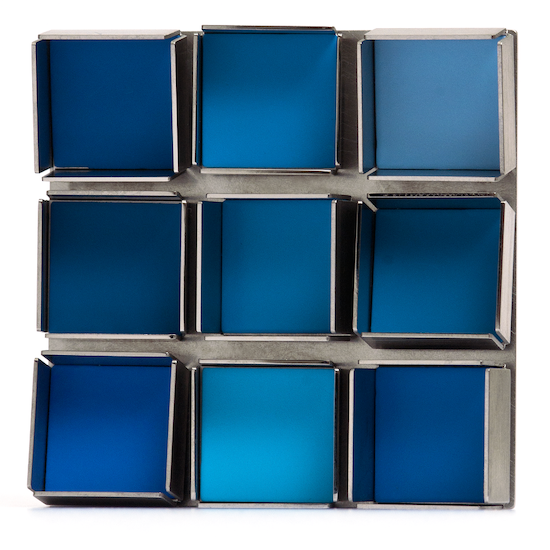 carl dau berlin Ansteckschmuck M - BROSCHE E 1 blau