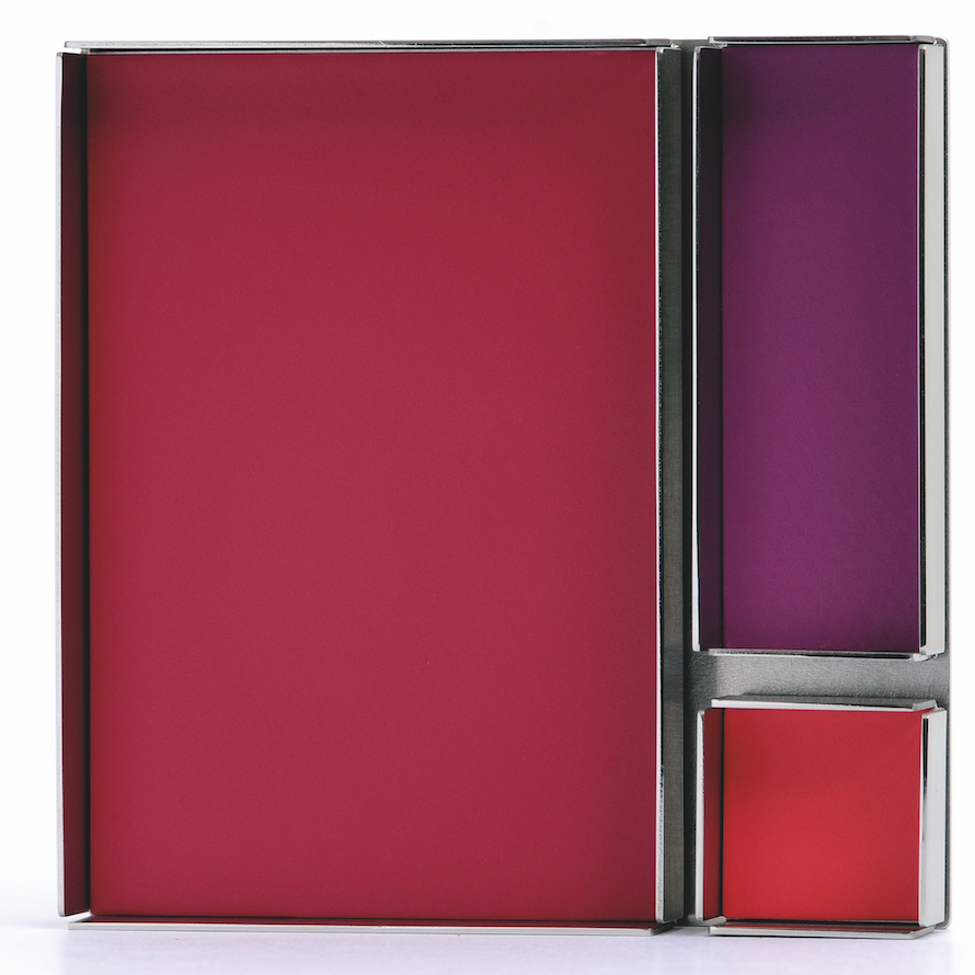 Ansteckschmuck M - BROSCHE E 4 rot carl dau berlin