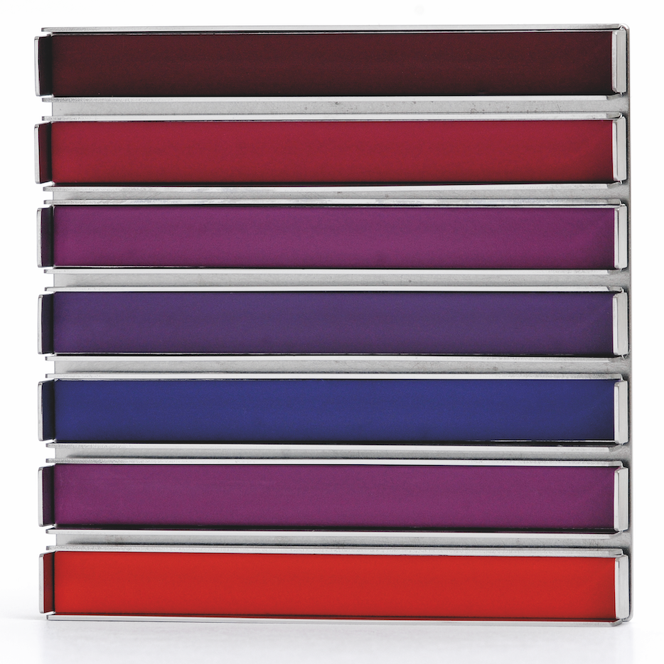 Ansteckschmuck M - BROSCHE E 5 rot carl dau berlin