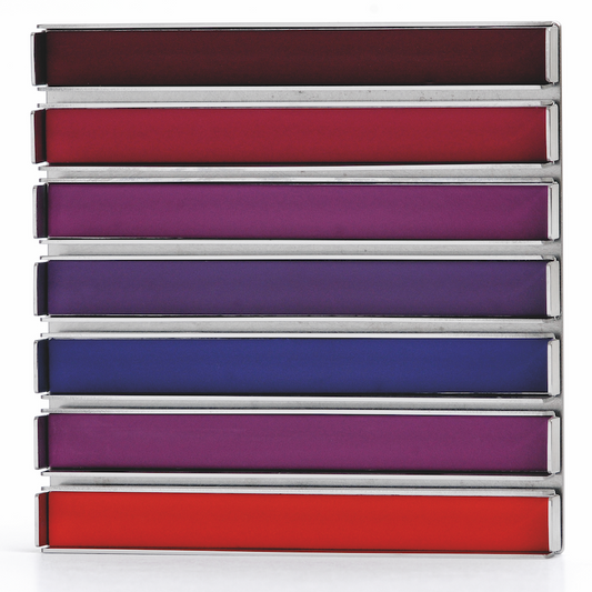 Ansteckschmuck M - BROSCHE E 5 rot carl dau berlin
