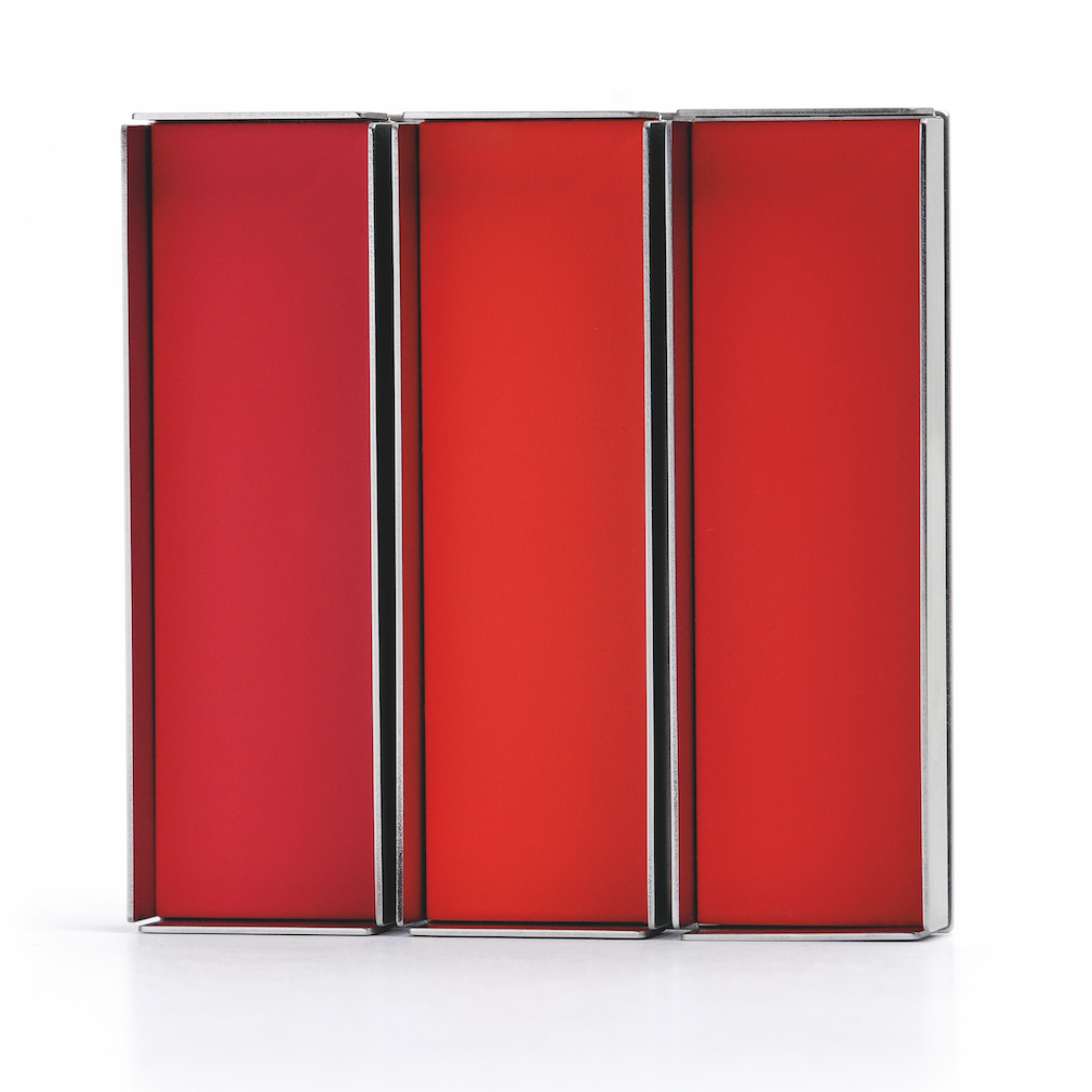 Ansteckschmuck M - BROSCHE E 7 rot carl dau berlin