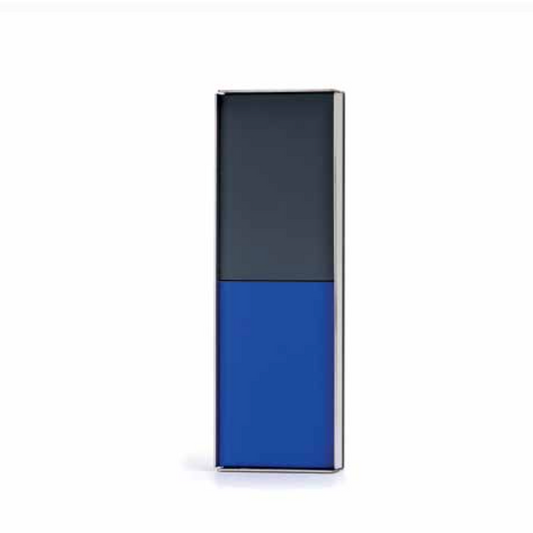 Ansteckschmuck M - BROSCHE E 8 blau carl dau berlin